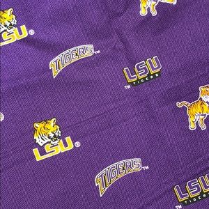 Cotton face mask, LSU